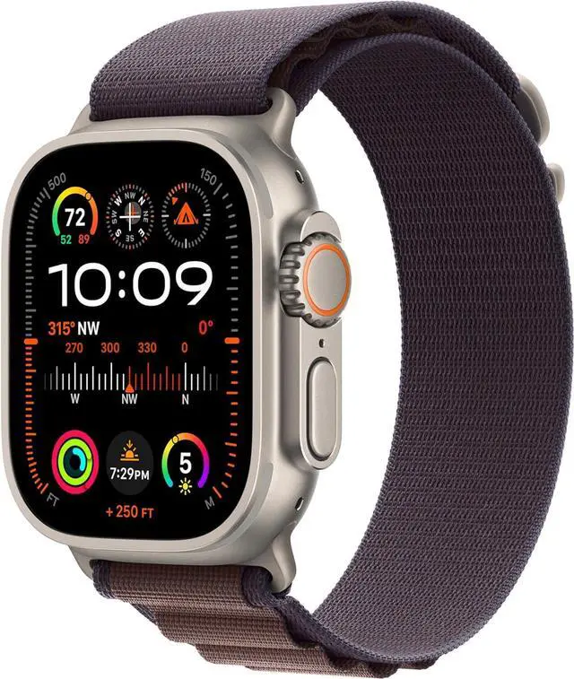 Main image of Apple Watch Ultra 2  (GPS + LTE) 49MM Titanium Case Indigo Alpine Loop