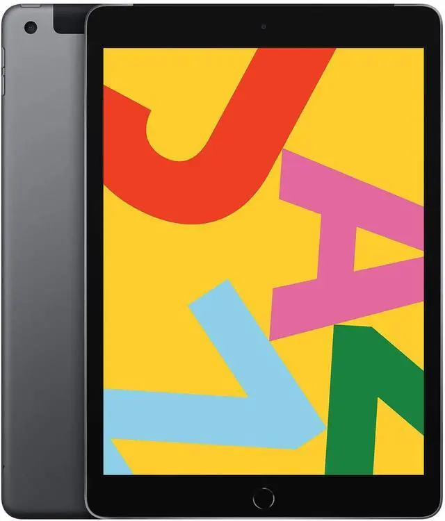 Main image of Apple iPad 7th Gen, 10.2-inch, 32GB, WIFI + Unlocked All Carriers - Space Gray