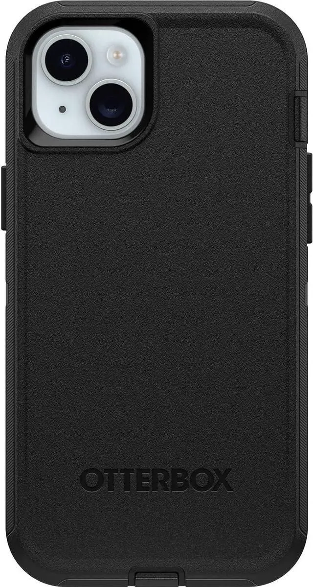 Alt view image 4 of 4 - OtterBox Defender Case and Holster for iPhone 15 Plus and iPhone 14 Plus - Black