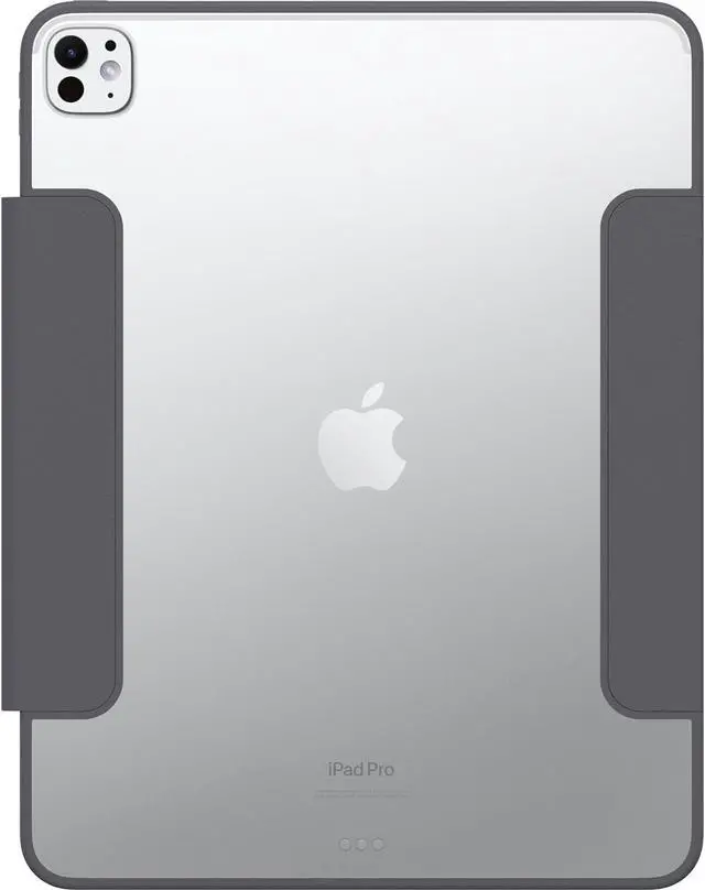 Alt view image 3 of 3 - Otterbox Symmetry Folio iPad Pro 11" (M4) Case - Thunderstorm (Clear / Dark Grey)