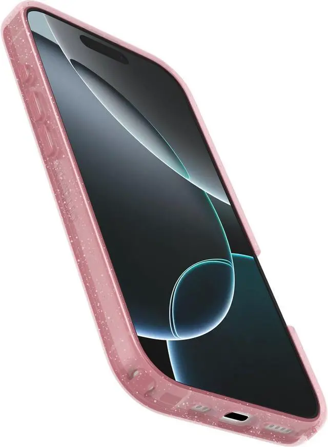 Alt view image 2 of 3 - OtterBox SYMMETRY SERIES Clear Case for iPhone 16 Pro Max - Foxberry (Pink)