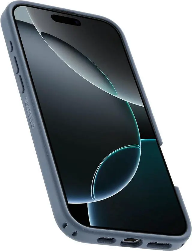 Alt view image 2 of 3 - OtterBox SYMMETRY SERIES Clear Case for iPhone 16 Pro Max - Bluetiful (Blue)