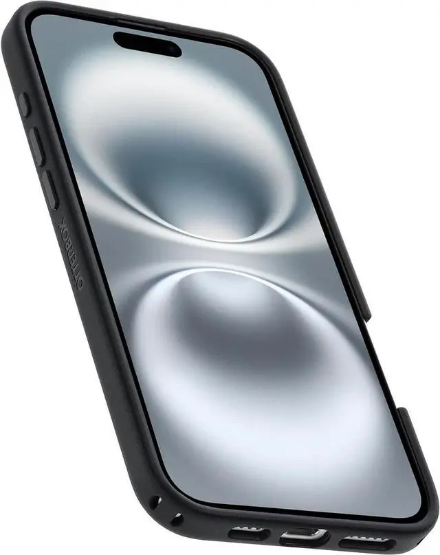 Alt view image 2 of 3 - OtterBox SYMMETRY SERIES Case for iPhone 16 Plus - Spruce Bark (Black)