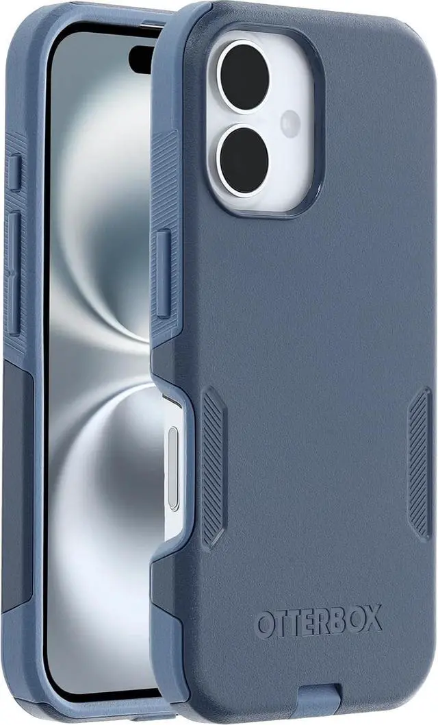 Main image of OtterBox COMMUTER SERIES Case for iPhone 16 - Baby Blue Jeans (Blue)
