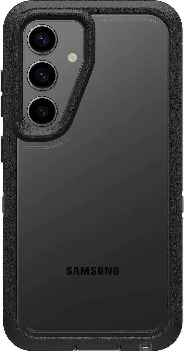 Alt view image 3 of 3 - OtterBox DEFENDER SERIES  XT Clear Case for Galaxy S24 - Dark Side (Clear / Black)
