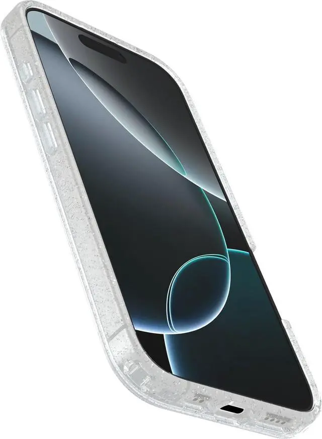 Alt view image 2 of 3 - OtterBox SYMMETRY SERIES Clear Case for iPhone 16 Pro - Stardust