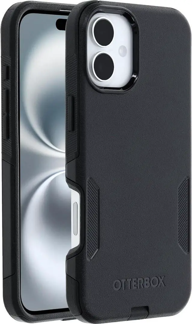 Main image of OtterBox COMMUTER SERIES Case for iPhone 16 Plus - Black