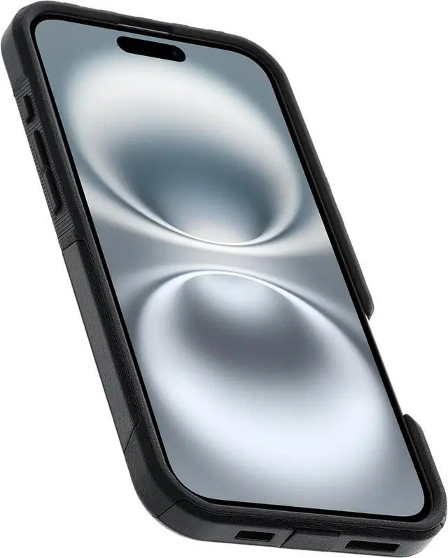 Alt view image 2 of 3 - OtterBox COMMUTER SERIES Case for iPhone 16 Plus - Black