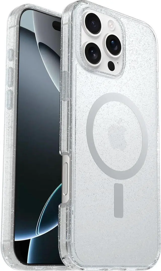 Main image of OtterBox SYMMETRY SERIES Clear Case for iPhone 16 Pro Max - Stardust (Clear)