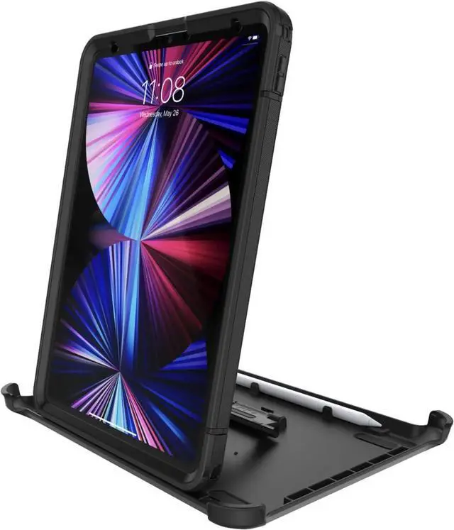 Alt view image 4 of 4 - OtterBox DEFENDER SERIES Case for iPad Pro 11-inch (3rd/2nd/1st Gen) - Black