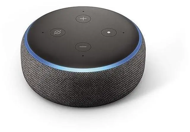 Alt view image 7 of 8 - Amazon Echo Dot 3rd Gen Smart Speaker with Alexa - Charcoal - C78MP8