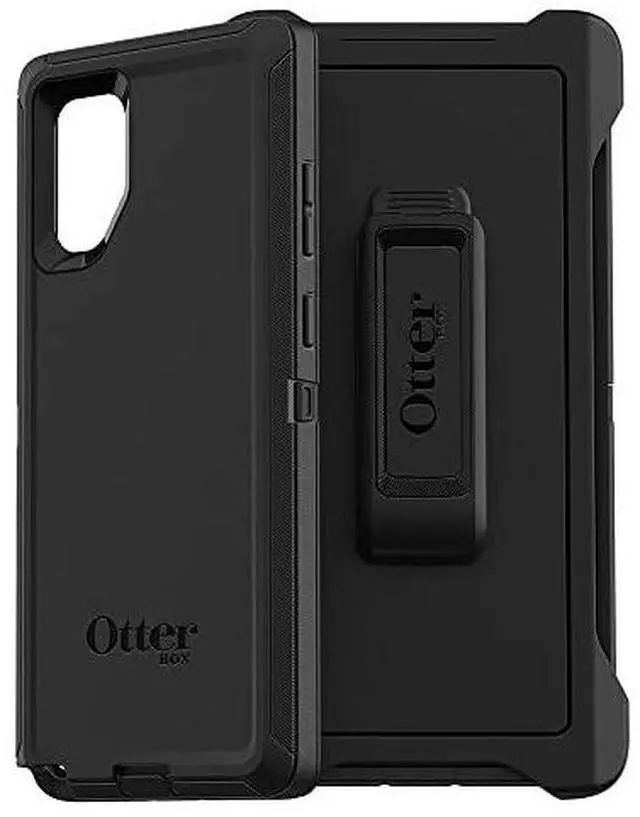 Alt view image 5 of 5 - OtterBox DEFENDER SERIES Case & Holster for Samsung Galaxy Note10+ Plus - Black