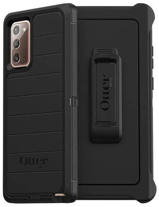 Alt view image 4 of 4 - OtterBox Defender Series Case & Holster for Galaxy Note20 5G - Black (77-65251)
