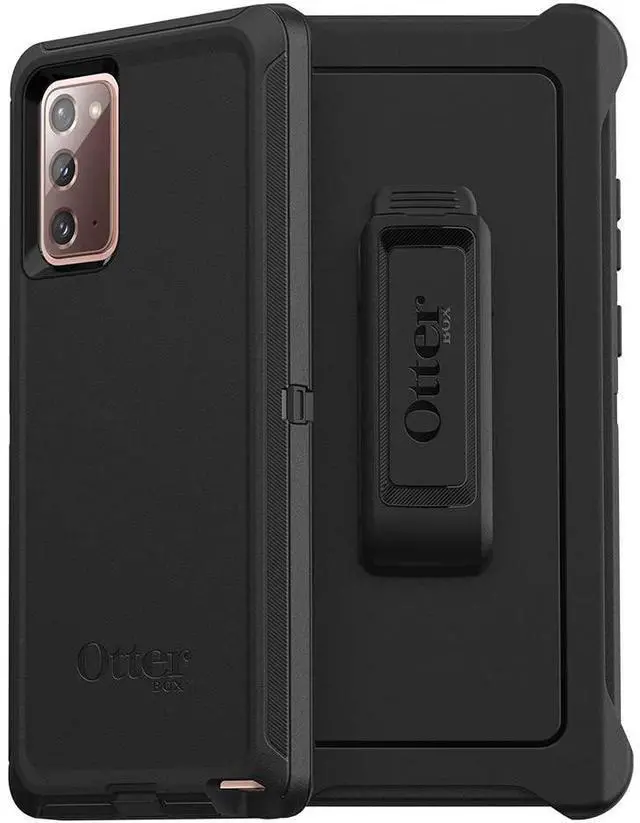 Alt view image 2 of 4 - OtterBox Defender Series Case & Holster for Galaxy Note20 5G - Black (77-65251)