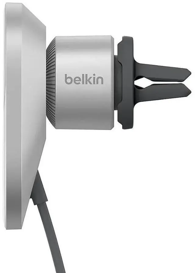 Alt view image 3 of 3 - Belkin BoostCharge Pro Magnetic Car Charger - Gray
