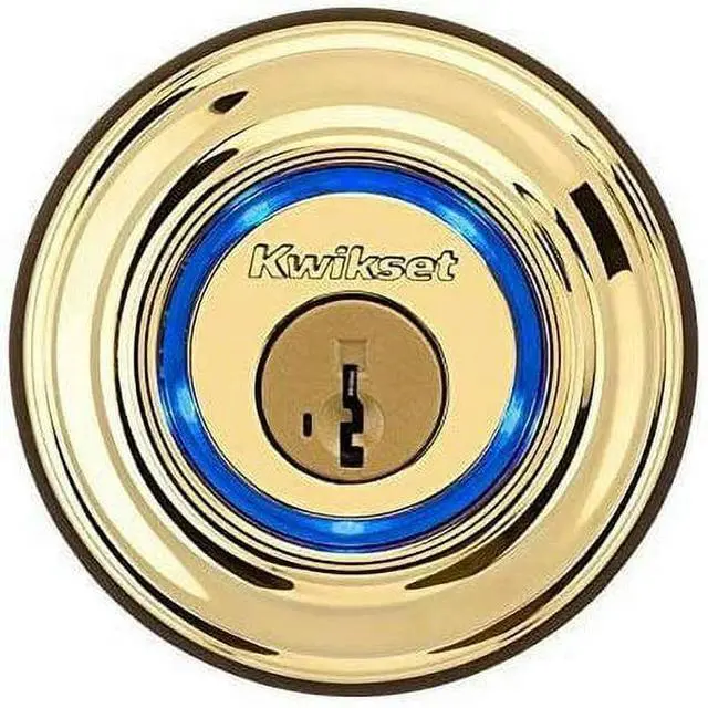 Main image of Kwikset Kevo (1st Gen) Touch-to-open Bluetooth Smart Lock - Polished Brass