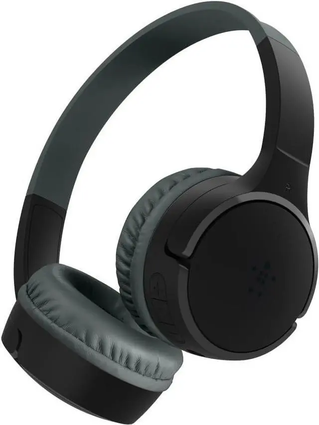 Alt view image 3 of 11 - Belkin AUD002btBKV3 SoundForm Mini Wireless On-Ear Headphones for Kids - Black