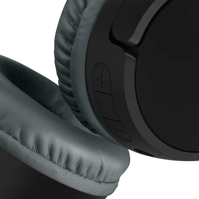 Alt view image 6 of 11 - Belkin AUD002btBKV3 SoundForm Mini Wireless On-Ear Headphones for Kids - Black