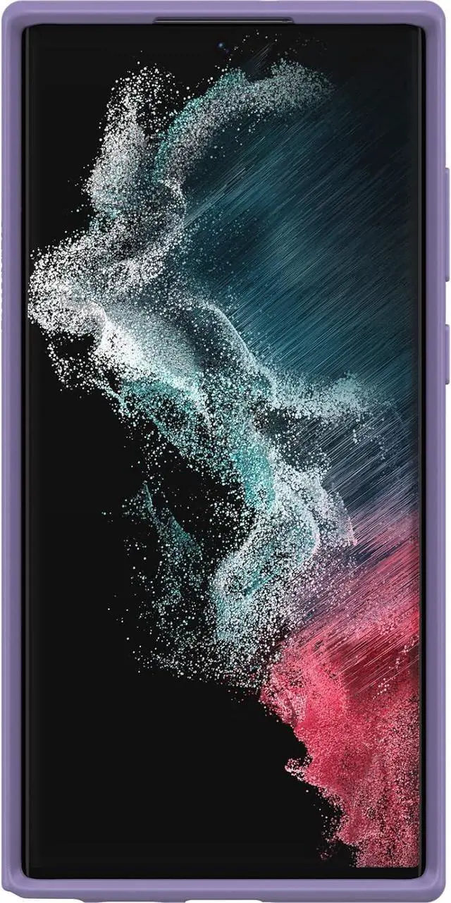 Alt view image 2 of 3 - OtterBox SYMMETRY SERIES Case for Galaxy S22 Ultra - Reset Purple