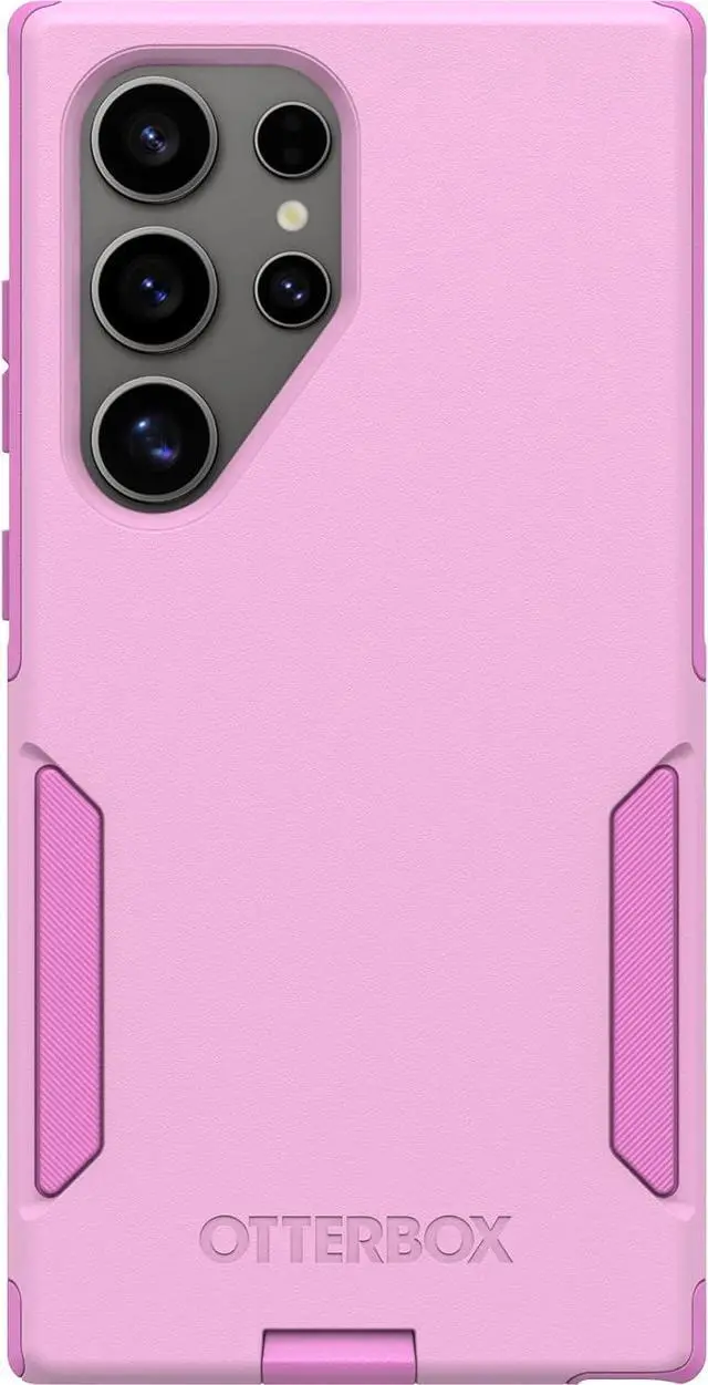 Alt view image 3 of 3 - OtterBox COMMUTER SERIES Case for Galaxy S24 Ultra - Run Wildflower (Pink)