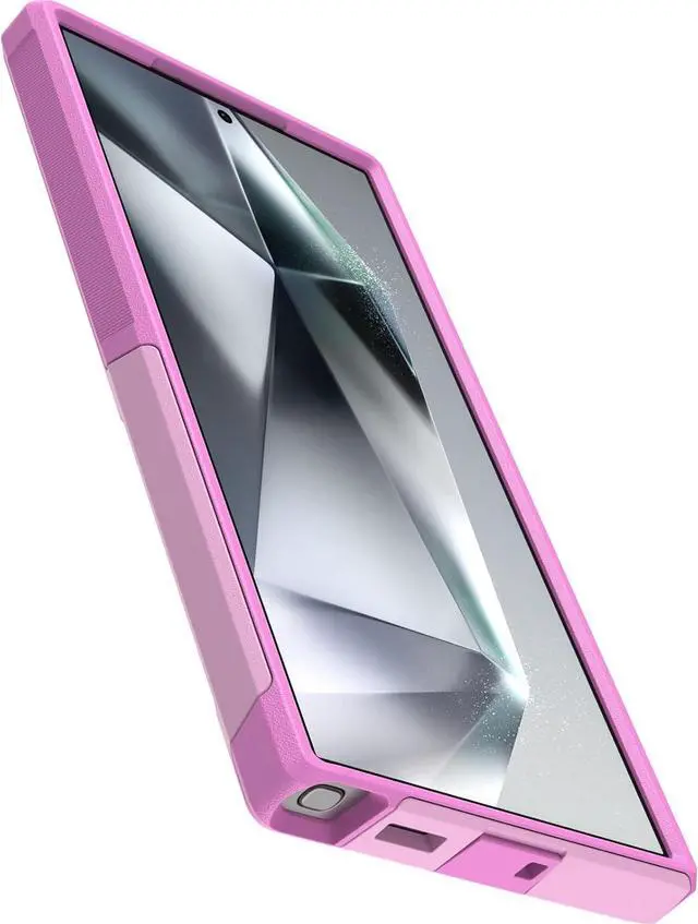 Alt view image 2 of 3 - OtterBox COMMUTER SERIES Case for Galaxy S24 Ultra - Run Wildflower (Pink)