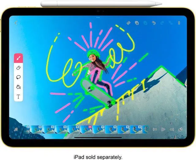 Alt view image 3 of 3 - Apple Pencil (USB-C) - White