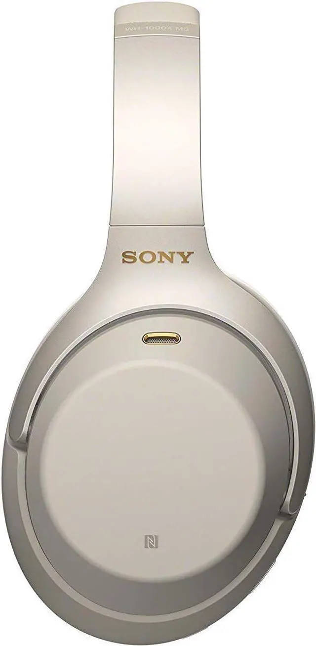 Alt view image 12 of 13 - Sony WH1000XM3 Bluetooth Wireless Noise Canceling Headphones Silver WH-1000XM3/S
