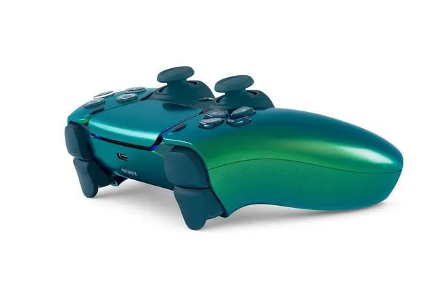 Alt view image 3 of 5 - Sony DualSense 1000044151 Wireless Controller - Chroma Teal - USB-C
