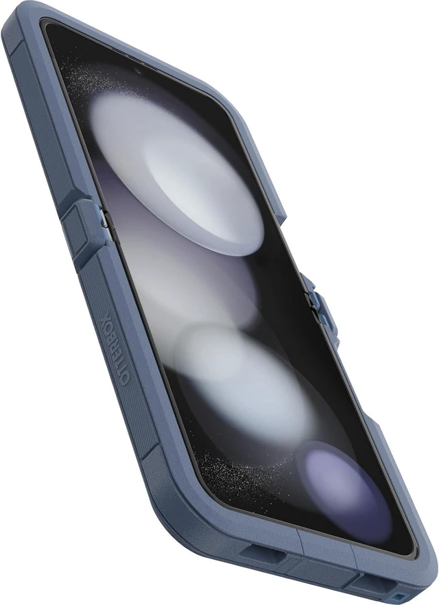 Alt view image 2 of 4 - OtterBox DEFENDER SERIES XT Case for Samsung Galaxy Z Flip5 - Baby Blue Jeans (Blue)