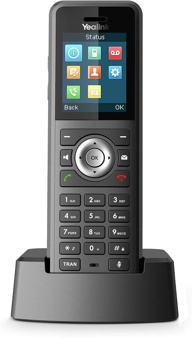 Main image of Yealink W59HVR Cordless Ruggedized DECT IP Phone - Black