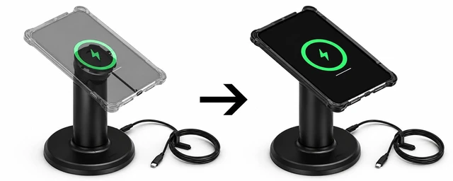 Alt view image 2 of 2 - OtterBox uniVERSE Ganymede Pro Pack Wireless Charging Stand Module Black