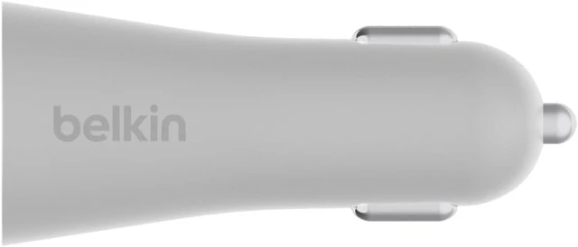 Alt view image 3 of 3 - Belkin USB-C Home & Car Charger Kit 45W/27W with 6ft Cable - White/Silver