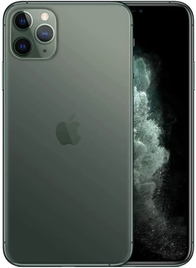 Alt view image 2 of 3 - Apple iPhone 11 Pro 64GB (AT&T) - Midnight Green