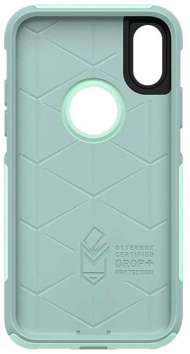 Alt view image 8 of 10 - OtterBox COMMUTER SERIES Case for iPhone X & iPhone Xs - Ocean Way (Aqua Sail/Aquifer)