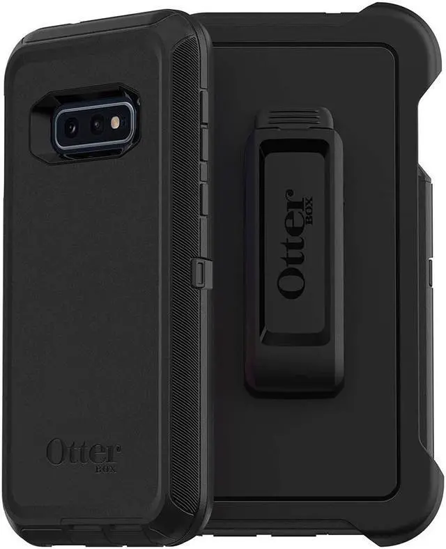 Main image of OtterBox DEFENDER SERIES Case & Holster for Galaxy S10E - Black