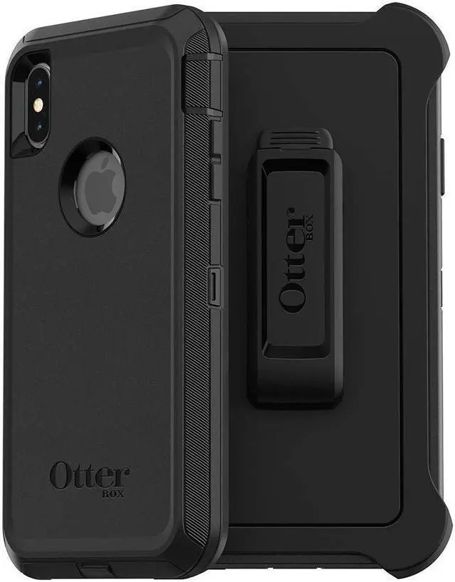 Alt view image 2 of 2 - OtterBox Defender Series Case and Holster for Apple iPhone XS Max - Black