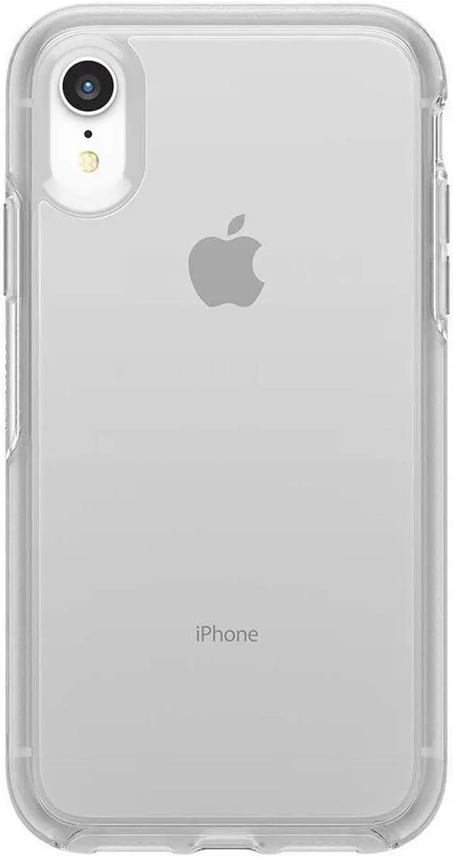 Alt view image 3 of 5 - OtterBox Symmetry Series Hybrid Case for Apple iPhone XR - Clear