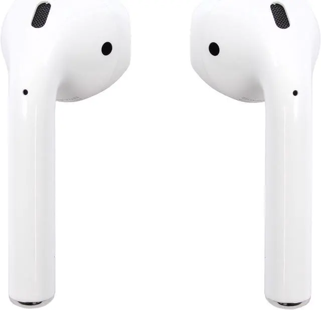 Alt view image 9 of 19 - Apple AirPods 2 White with Charging Case In Ear Headphones MV7N2AM/A