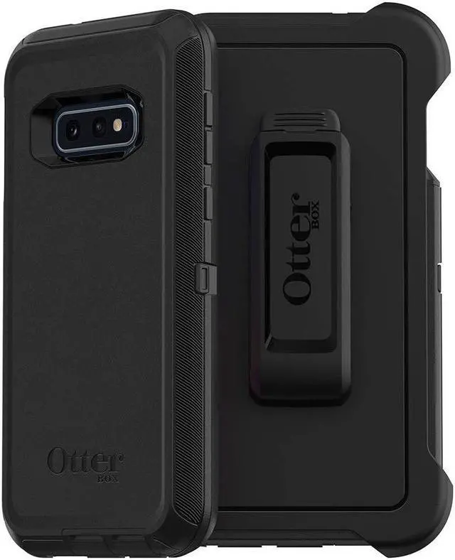Alt view image 3 of 4 - OtterBox Defender Black Case for Galaxy S10e 77-61537