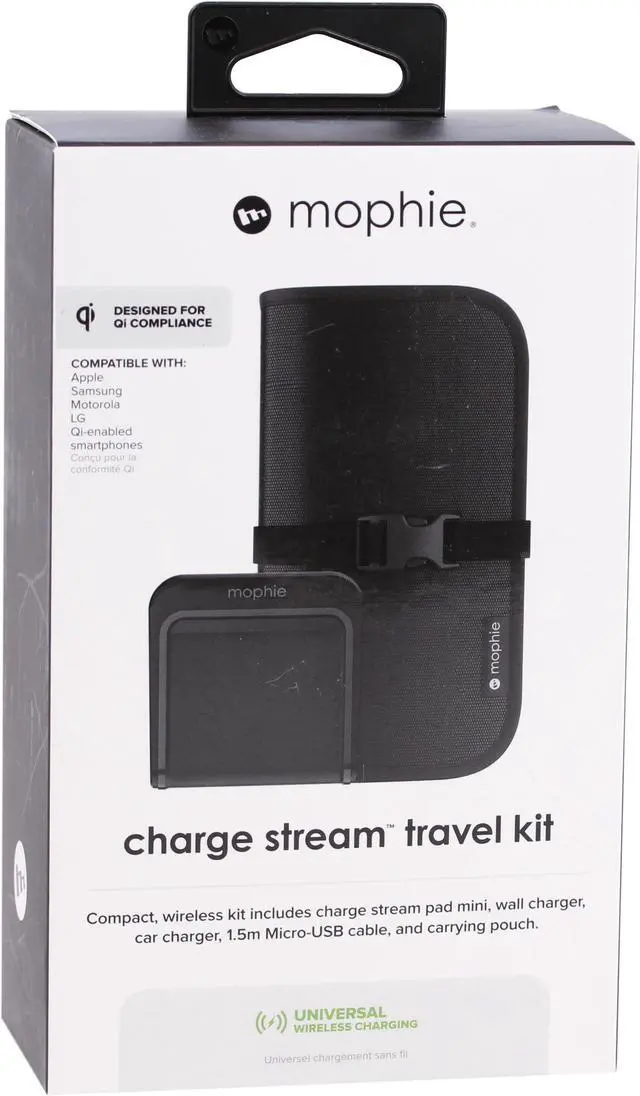 Alt view image 2 of 12 - Mophie 409901792 Charge Stream Travel Kit