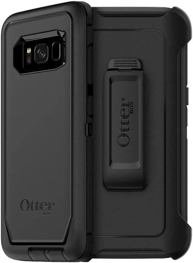 Alt view image 14 of 17 - Otterbox 77-54515 Black Defender Case for Galaxy Samsung GS8