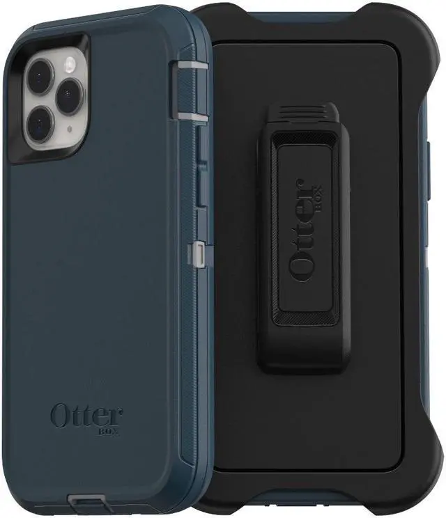 Alt view image 3 of 4 - OtterBox DEFENDER SERIES Case & Holster for iPhone 11 Pro - Gone Fishing Blue