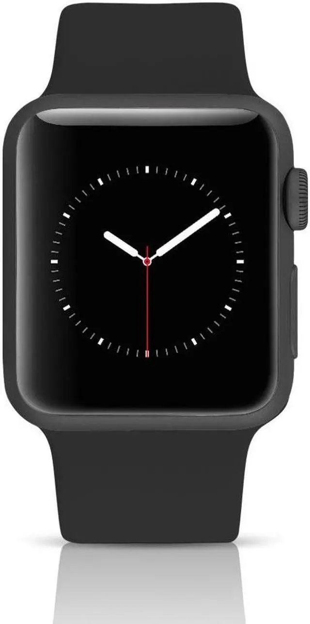 Alt view image 10 of 20 - Apple Watch Series 3 GPS w/ 42MM Space Gray Aluminum Case & Black Sport Band