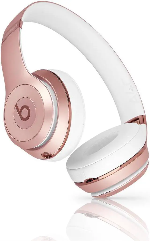 Alt view image 8 of 20 - Beats by Dr. Dre Solo3 Wireless On-Ear Headphones - Rose Gold - Stereo - Rose Gold - Mini-phone - Wired/Wireless - Bluetooth - Over-the-head - Binaural - Circumaural