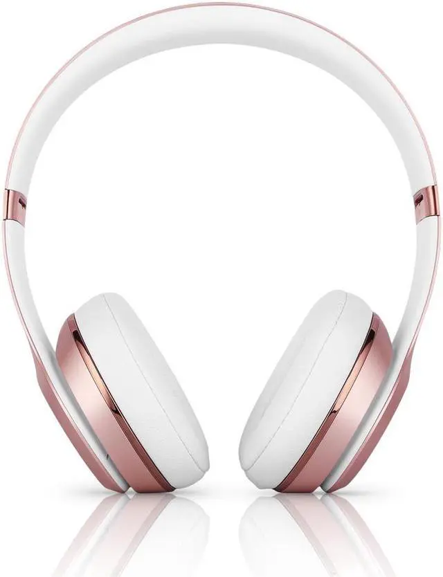 Alt view image 9 of 20 - Beats by Dr. Dre Solo3 Wireless On-Ear Headphones - Rose Gold - Stereo - Rose Gold - Mini-phone - Wired/Wireless - Bluetooth - Over-the-head - Binaural - Circumaural