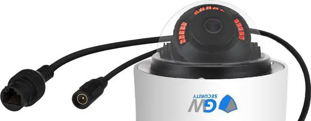 Alt view image 2 of 2 - GW Security UltraHD 4K (3840 x 2160) 8MP Audio & Video PoE IP Camera, 4K High Resolution with 2.8mm Wide Angle Lens and Built-in Microphone for Audio Recording