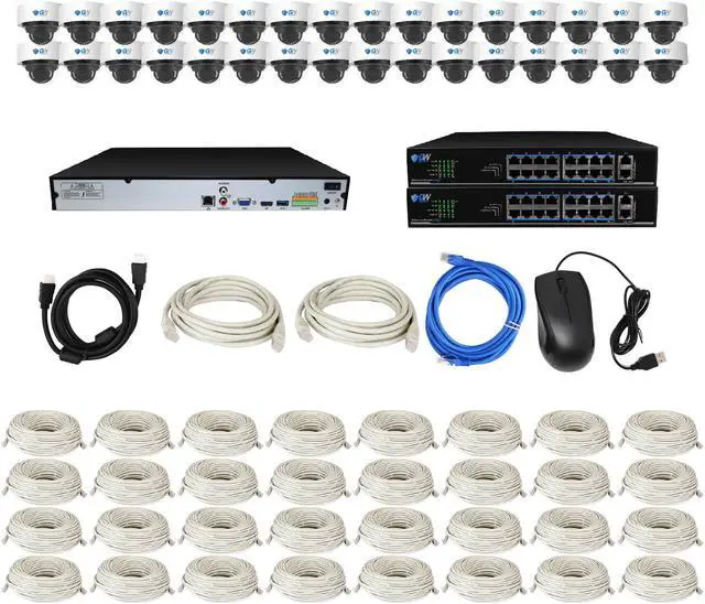 Alt view image 3 of 7 - GW Security 32 Channel Smart AI Ultra HD 4K (8MP) Video & Audio Color Night Vision Security Camera System (32 Cameras)