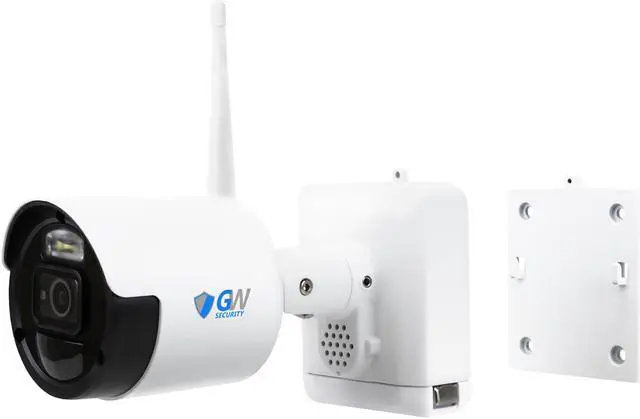 Alt view image 2 of 7 - 8 Channel Wireless HD 1080P Home Security Camera System, 8ch WIFI NVR with 4 x 2MP Two-Way Audio Wirefree Waterproof Security Camera, 180-Day Battery Life, Spotlight Color Night Vision, No Monthly Fee