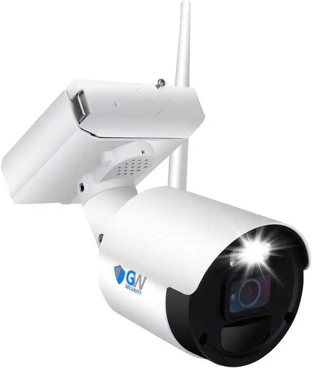Alt view image 3 of 7 - 8 Channel Wireless HD 1080P Home Security Camera System, 8ch WIFI NVR with 4 x 2MP Two-Way Audio Wirefree Waterproof Security Camera, 180-Day Battery Life, Spotlight Color Night Vision, No Monthly Fee