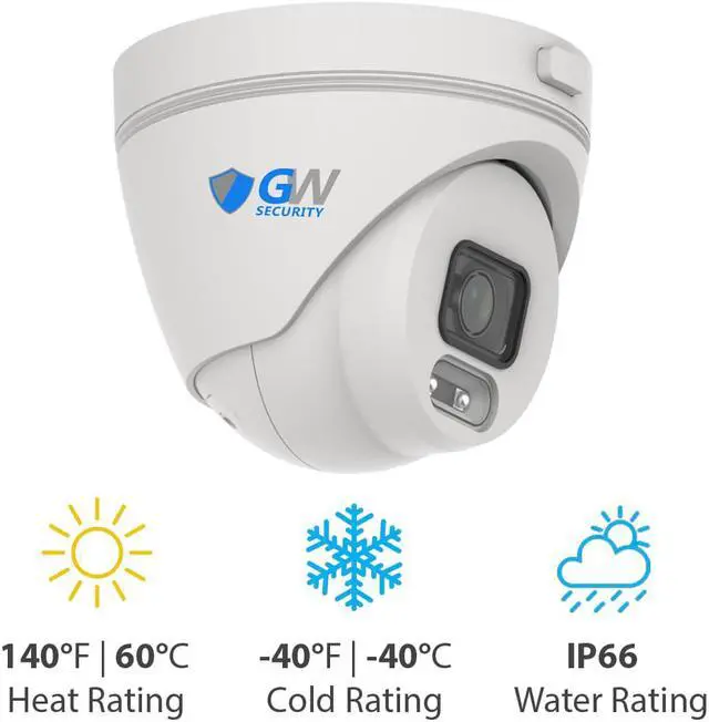 Alt view image 2 of 7 - GW Security 8 Channel 4K DVR 5MP CCTV AI Surveillance System with 4 x 5MP HD 1920p AI Face/Human/Vehicle Detection Waterproof Microphone Turret Security Cameras, 1TB Hard Drive
